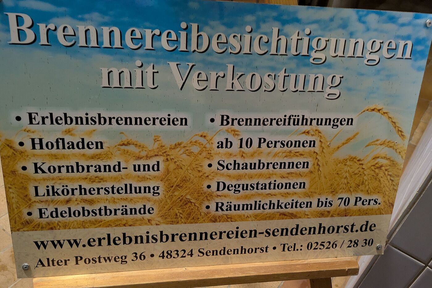 Ein lohnendes Ziel für Radtouren