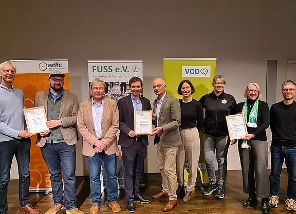 Gewinner:innen des Mobilitätspreises 2025