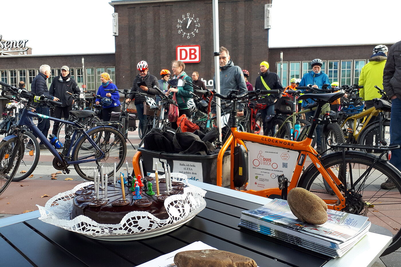Erkundungstour zum RS1 zwischen Moers, Duisburg und Mülheim an der Ruhr. Hauptbahnhof Duisburg